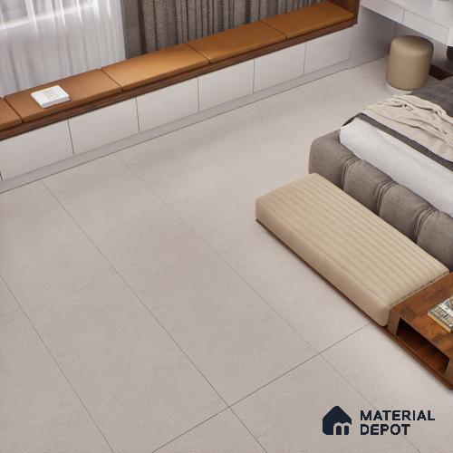 Stone Wall & Floor Tile TL 06205 Proactylix Pearl Plain 4 ft x 2 ft Vitrified Matte Finish - 9 mm (Random Design 4) | Suitable for Living Room, Bedroom, Bathroom & Kitchen
