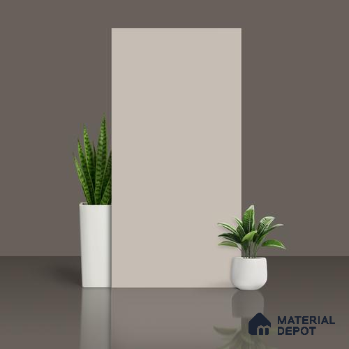 Plain Floor & Wall Full Body Tile TL 10745 Lux Crest Milano 4 ft x 2 ft Vitrified Matte Finish - 9 mm | Suitable for Living Room, Bedroom, Bathroom