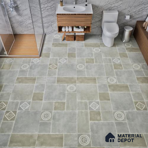 Punch Floor & Wall Tile TL 06270 Slateon Regal Leon 4 ft x 2 ft Vitrified Punch Finish - 9 mm | Suitable for Living Room, Bedroom, Kitchen