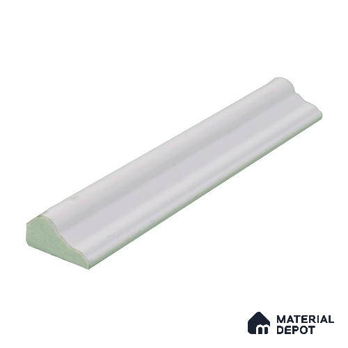 Paintable DIY Finished PVC / Charcoal Designer Wainscot French Wall Moulding Design 1 Crystalon PM 00283 E | 8 ft x 22 mm x 11 mm | Nail & Adhesive Installation
