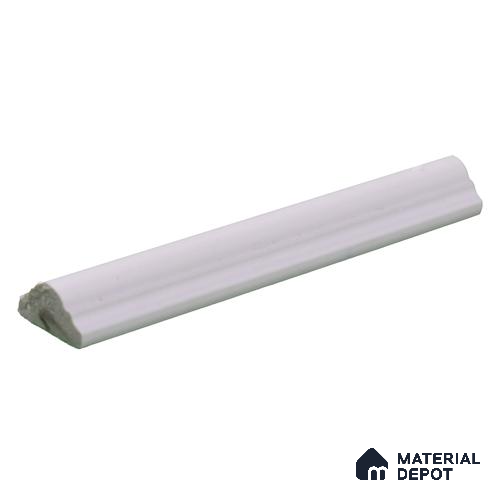 Paintable DIY Finished PVC / Charcoal Designer Wainscot French Wall Moulding Design 2 Crystalon PM 00283 H | 8 ft x 22 mm x 11 mm | Nail & Adhesive Installation