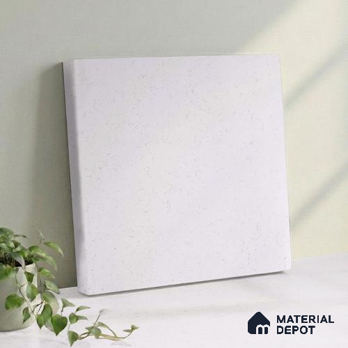 Belina Quartz QR 00057 Frosted Petal Regalia Series 11.42 ft x 6.58 ft Quartz - 20 mm | 10 Years Warranty | Suitable for Kitchen, Restaurant, Counter Tops, Dining, Reception, office