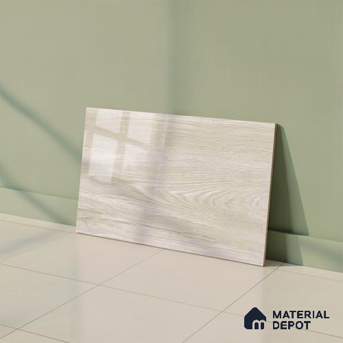 TL 01630 A Light Sandy Beige 18 x 12 inch Glossy Finish Ceramic Wall Tile - 6 mm