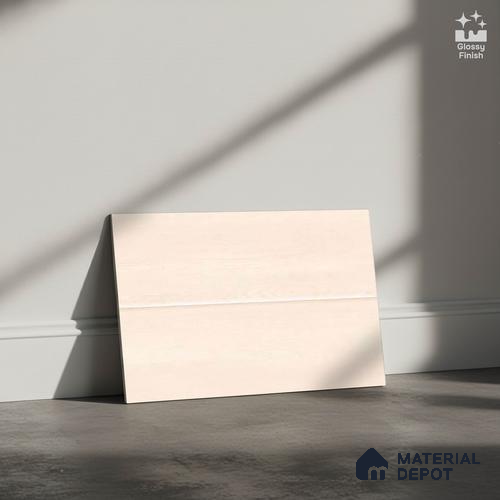 TL 01649 A Light Vanilla Beige 18 x 12 inch Glossy Finish Ceramic Wall Tile - 6 mm