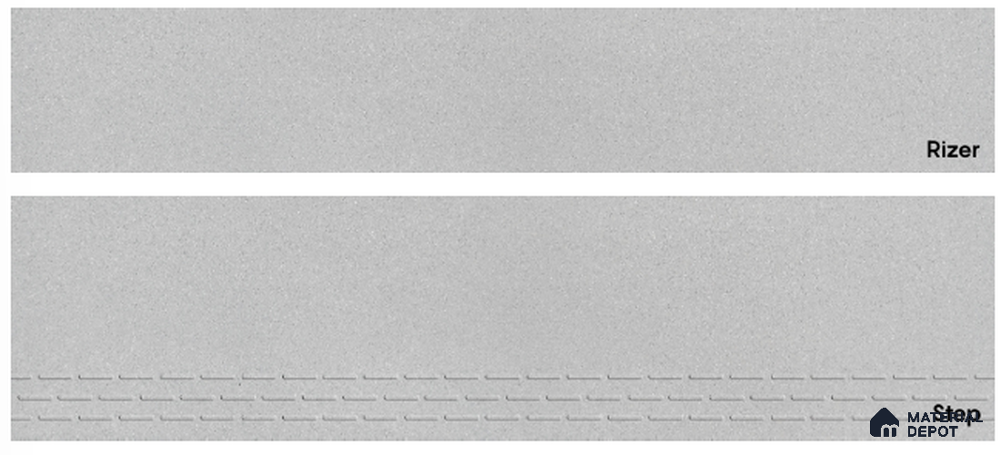 Rock Dove 1200x200 Riser Tile Satin Matte Finish TL 07680 Vitrified Full Body - 11 mm