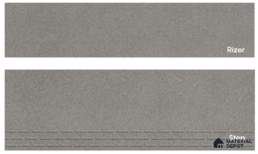 Rock Silver 900x300 Step Tile Satin Matte Finish TL 07685 B Vitrified Full Body - 10 mm