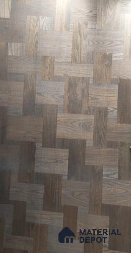Brown Wood look Metallic 17A/30-RU45 8 ft x 4 ft Veneer - 4 mm | VE 00493
