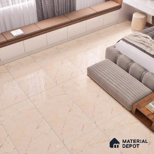 TL 01014 Sevellia Crema 1200x600 mm Glossy Finish Vitrified Wall & Floor Tile - 9 mm