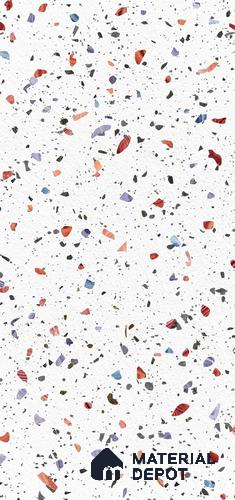Terrazzo Wall & Floor Tile TL 06305 Shimmer Remix 1200x600 mm Terrazo Carving Matt GVT Tile - 9 mm
