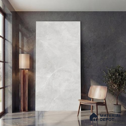 Marble Look Wall & Floor Tile TL 05842 Quantum Pulpis 8 ft x 4 ft Matte Finish Vitrified Large Format Tile - 9 mm | Suitable for Living Room, Bedroom, Office | Adhesive and Spacers Must be Used During Installation