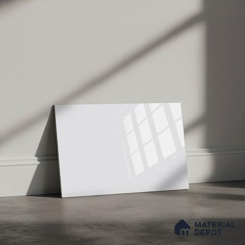 Plain Wall Tile TL 00617 A Light Slate White 12 x 18 inch Glossy Finish High Definition Digital Ceramic Tile - 6 mm