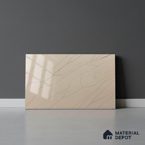 TL 02147 A Snow White Pattern 1 18 x 12 inch Glossy Finish Ceramic Wall Tile - 6 mm