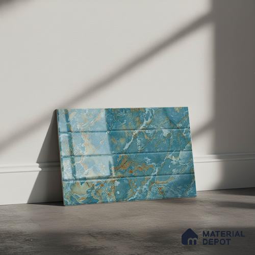 TL 01901 C Navy Blue Dark 18 x 12 inch Glossy Finish Ceramic Wall Tile - 6 mm