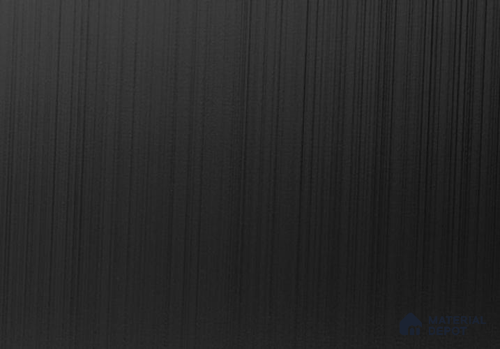 Stainless Steel T Profile Black Hairline Matte Finish Edgeline PM 00293 F | 10 ft (3 mtr) x 12 mm x 0.6 mm | Adhesive Type Installation | Suitable for Floor & Walls