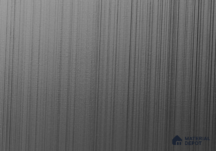 Stainless Steel T Profile Silver Hairline Matte Finish Edgeline PM 00293 AK | 10 ft (3 mtr) x 20 mm x 0.6 mm | Adhesive Type Installation | Suitable for Floor & Walls