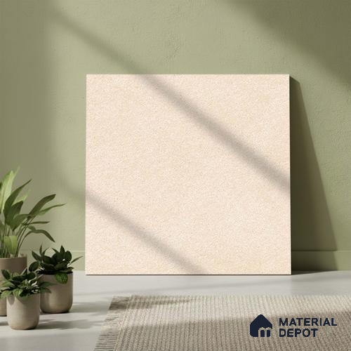 Stone Floor Tile TL 05367 D Strada Tars Cream 20 inch x 20 inch Vitrified Matte Finish - 12 mm | Suitable for Parking, Balcony, Courtyard, Patio, Terrace | Pattern Alignment May Vary | 2-3 mm Spacer is Mandatory