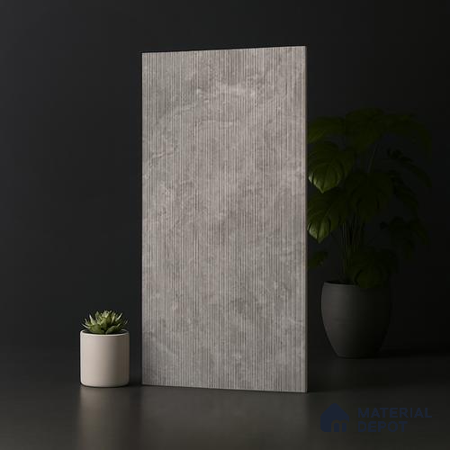 Stone Wall Tile TL 07085 F Liner Kemberg Gris 4 ft x 2 ft Matte Finish GVT Vitrified Tile - 9 mm | 4 Random Design | Suitable For living Room, Bedroom, Bathroom