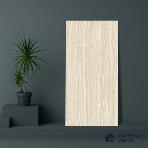 Marble Floor & Wall Tile TL 06084 Sierra Onice 4 ft x 2 ft Vitrified Matte Finish - 9 mm | 6 Random Design | Suitable For Living Room, Bedroom, Bathroom, Kitchen
