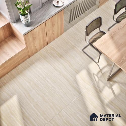 Marble Floor & Wall Tile TL 06084 Sierra Onice 4 ft x 2 ft Vitrified Matte Finish - 9 mm | 6 Random Design | Suitable For Living Room, Bedroom, Bathroom, Kitchen