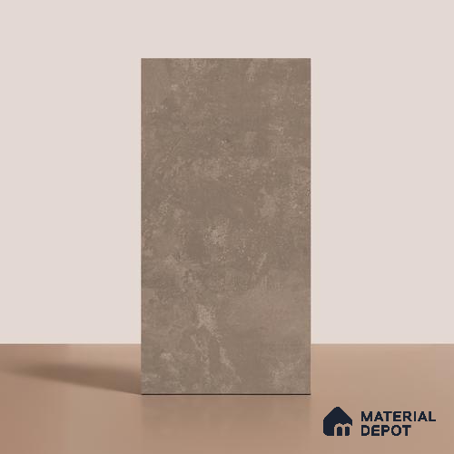 Brown Stone Floor & Wall Tile TL 06703 C Gravier Misty Birch 2 ft x 4 ft Vitrified Carving Matte Finish - 9 mm | 4 Random Design | Suitable for Living Room, Bedroom, Bathroom