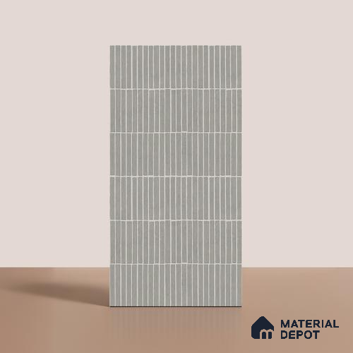 Grey Highlighter Wall Tile TL 06738 F Gravier Smokestone Concrete Etch 4 ft x 2 ft Vitrified Carving Matte Finish - 9 mm | Suitable for Living Room, Bedroom, Bathroom