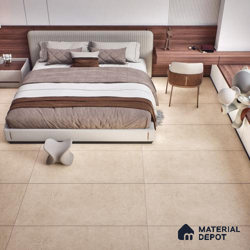 Stone Look Wall & Floor Tile TL 06657 B Riga Rose 4 ft x 2 ft Full Body Vitrified Matte Finish - 9 mm | 6 Random Design | Suitable For Living Room, Bedroom, Bathroom
