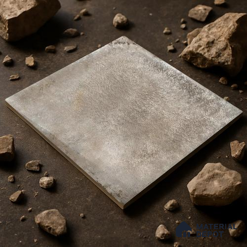 Stone Tile TL 04802 Rustique Elegance Metallic Brown 16 x 16 inch Vitrified Matte Finish - 12 mm | Suitable for Parking, Terrace, Balcony, Courtyard | Heavy Duty Digital Anti Skid Parking Floor | Pattern Alignment May Vary | 2-3 mm Spacer is Mandatory