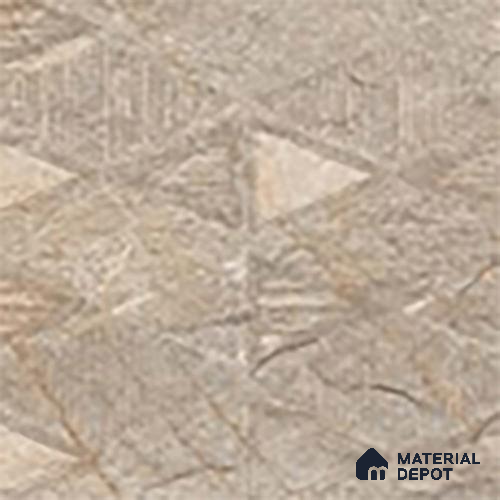 Stone Floor Tile TL 06023 AL Evoque Natural Decor 11.8 inch x11.8 inch Anti Skid Tiles Vitrified Matte Slate Punch Finish - 12 mm | 16 Random Design Ideal For Parking, Outdoor, Balcony