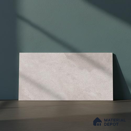 Cement Floor Tile TL 06023 W Spectra Grey 2 ft x 11.8 Inch Vitrified Matte Slate Punch Finish - 12 mm | 12 Random Design | Ideal For Living Room, Bathroom, Restaurants