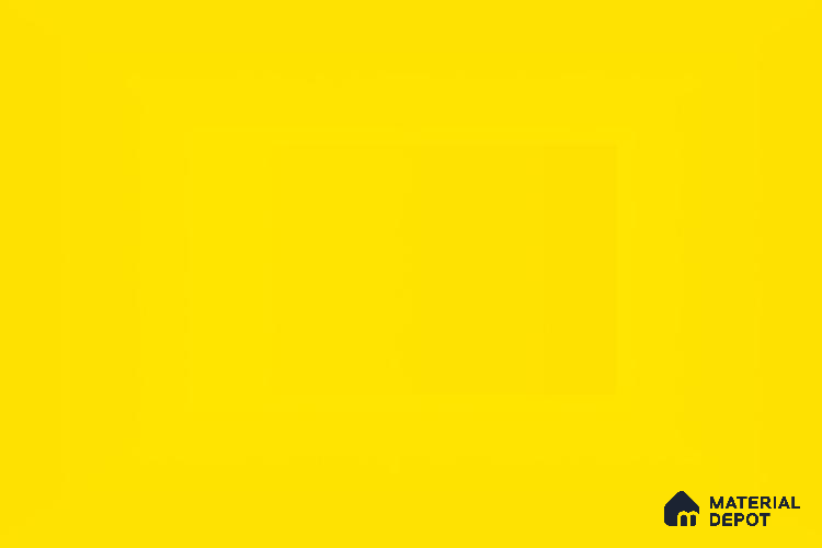 TL 00030 E 4x12 inches Yellow Plain Flat Glossy Finish Ceramic Wall Tile - 7 mm