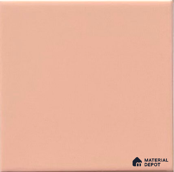 TL 00055 E 4x4 inches Pink Plain Glossy Finish Ceramic Wall Tile - 5.8 mm