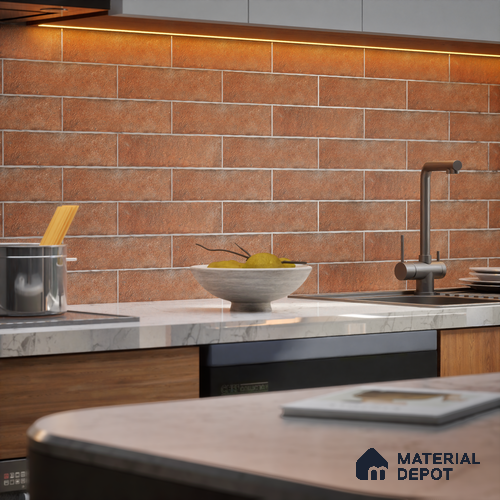 Subway Wall Tile TL 06167 B Relic Timeless 12 x 3 inch Ceramic Matte Finish - 10 mm | 32 Random Design | Suitable for Accent / Feature Walls, Bathroom, Kitchen Wall & Backsplashes