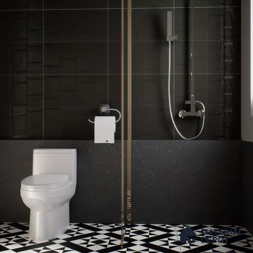 Subway Wall Tile TL 05849 F Tones Onyx Shadow 2 ft x 1 ft Ceramic Matte Finish - 9 mm | Suitable for Bathroom, Kitchen & Backsplashes | Please Expect a Slight Variation of Pattern
