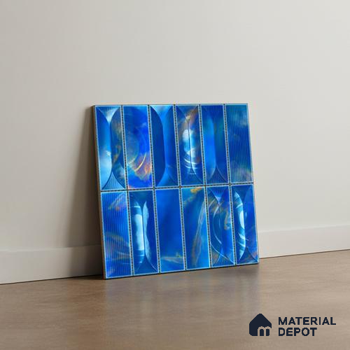 Faux Subway Wall Tile TL 06355 D Marina 12 inch x 12 inch Ceramic Matte Finish - 9.5 mm | Suitable for Accent / Feature Walls, Bathroom, Kitchen Wall & Backsplashes | Please Expect a Slight Variation of Pattern