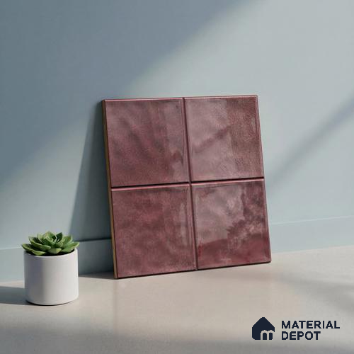 Subway Wall Tile TL 06336 C Laygrid 12 inch x 12 inch Ceramic Glossy Finish - 9.5 mm | Suitable for Accent / Feature Walls, Bathroom, Kitchen Wall & Backsplashes | Please Expect a Slight Variation of Pattern
