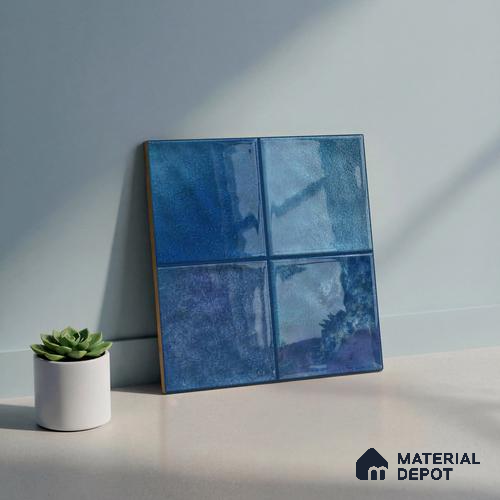 Subway Wall Tile TL 06336 D Netflow 12 inch x 12 inch Ceramic Glossy Finish - 9.5 mm | Suitable for Accent / Feature Walls, Bathroom, Kitchen Wall & Backsplashes | Please Expect a Slight Variation of Pattern