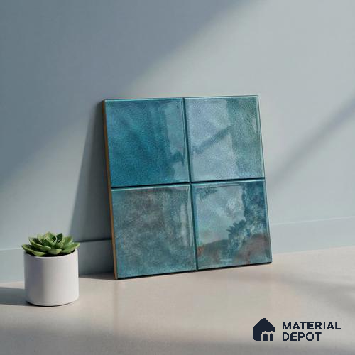 Subway Wall Tile TL 06336 Patrinet 12 inch x 12 inch Ceramic Glossy Finish - 9.5 mm | Suitable for Accent / Feature Walls, Bathroom, Kitchen Wall & Backsplashes | Please Expect a Slight Variation of Pattern