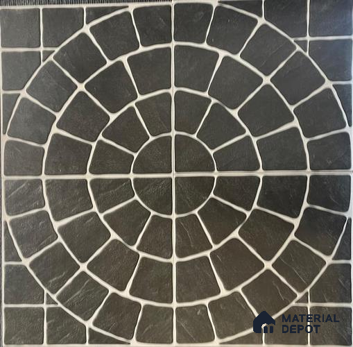 TL 03393 Matte Finish 400x400 mm Moonlite Digital Parking Tile - 12 mm | Pattern Alignment May Vary | 2-3 mm Spacer is Mandatory