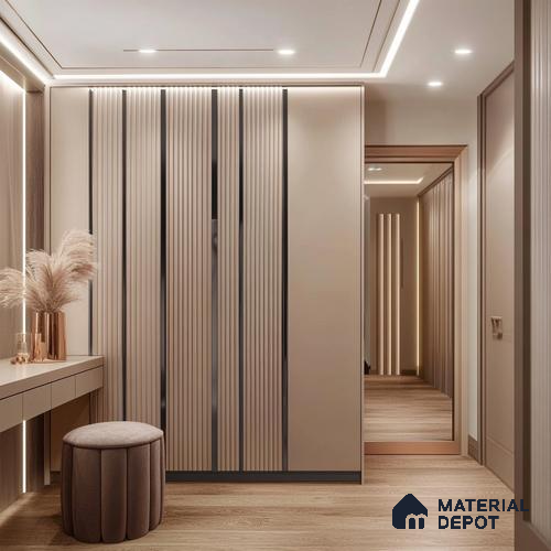SS 304 T Profile Polish Black Glossy Finish Edgeline PM 00281 F | 10 ft (3 mtr) x 35 mm x 0.6 mm | Adhesive Type Installation | Suitable for Floor & Walls
