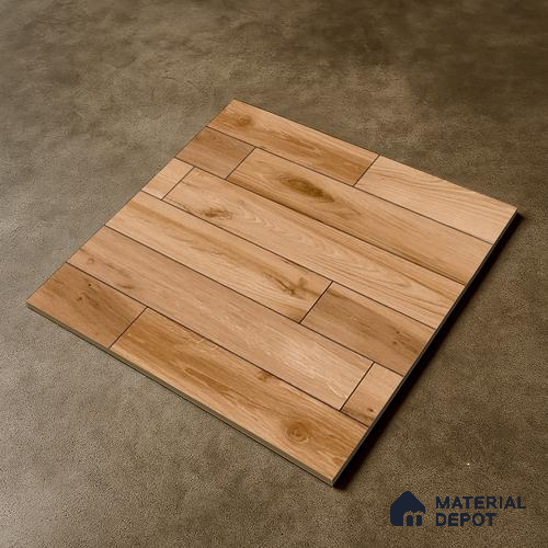 TL 00580 Tan Brown 2 ft x 2 ft Matte Finish Digital Porcelain Floor & Wall Tile - 9.5 mm
