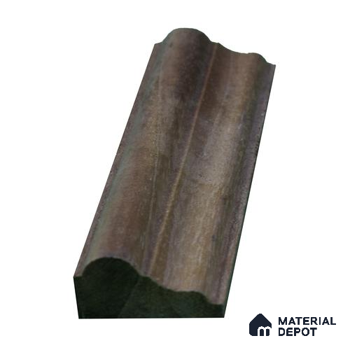 Ready To Install DIY Finished Teak Wood Designer Wainscot French Wall Moulding Design 1 Granulux PM 00295 D | 7.5 ft x 30 mm x 15 mm | Nail & Adhesive Installation
