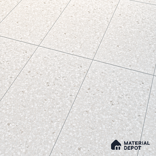 Terrazzo Floor & Wall Tile TL 07139 Arizon Bianco 4 ft x 2 ft Matte Finish Vitrified Tile - 9 mm | 4 Random Design | Suitable For living Room, Bedroom, Bathroom | Image 5