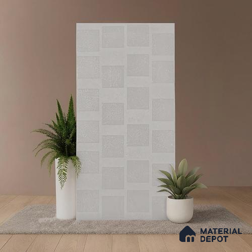Metallic Look Wall Tile TL 06660 E Stars Grey Cube 4 ft x 2 ft Full Body Vitrified Lappato Matte Finish - 9 mm | Suitable For Living Room, Bedroom, Bathroom, Terrace, Office & Balcony