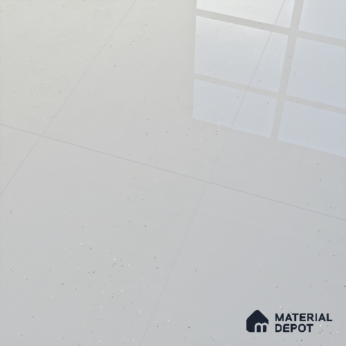 Terrazzo Wall & Floor Tile TL 06660 F Stars Grey Lux 4 ft x 2 ft Full Body Vitrified Polish Finish - 9 mm | Suitable For Living Room, Bedroom, Bathroom, Terrace, Office & Balcony