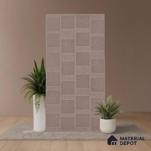 Metallic Look Wall Tile TL 06660 H Stars Mocha Cube 4 ft x 2 ft Full Body Vitrified Lappato Matte Finish - 9 mm | Suitable For Living Room, Bedroom, Bathroom, Terrace, Office & Balcony