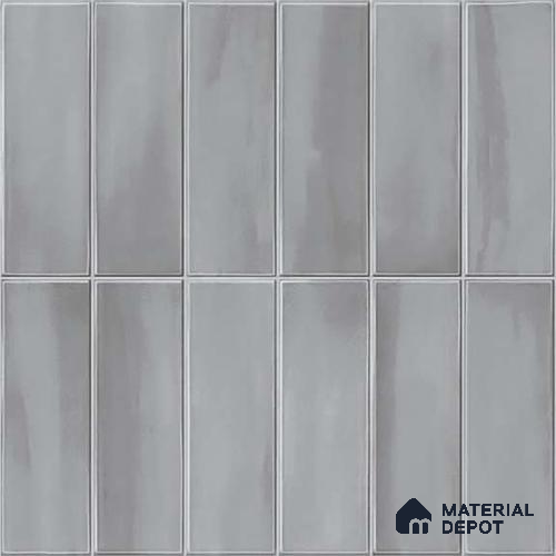 Wall Tile TL 07859 C Evolve Grey 1 ft x 1 ft Ceramic Glossy Finish - 9.5 mm | Suitable for Kitchen, Bathroom & Balcony Walls | Please Expect a Slight Variation of Pattern