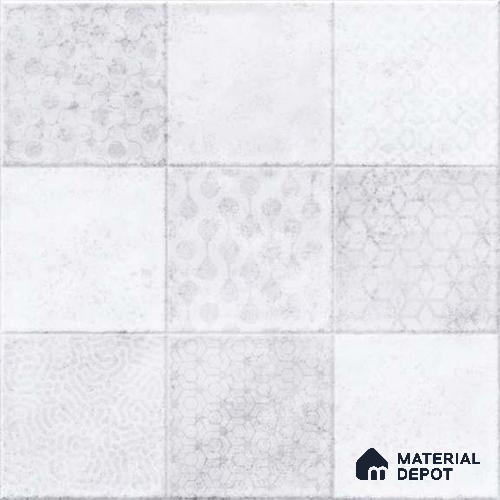 Wall Tile TL 07861 B Haven Milky Glue Decor-1 1 ft x 1 ft Ceramic Glossy Finish - 9.5 mm | Suitable for Kitchen, Bathroom & Balcony Walls