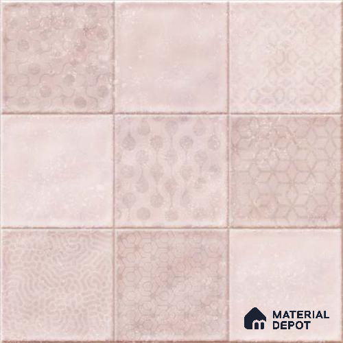 Wall Tile TL 07861 Haven Veletin Glue Decor-1 1 ft x 1 ft Ceramic Glossy Finish - 9.5 mm | Suitable for Kitchen, Bathroom & Balcony Walls
