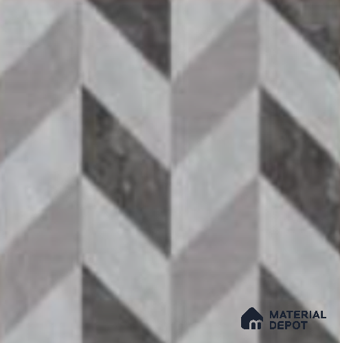 Wood Floor Tile TL 12119 Geometric Wooden 2 ft x 2 ft Vitrified Matte Finish Tile - 9 mm