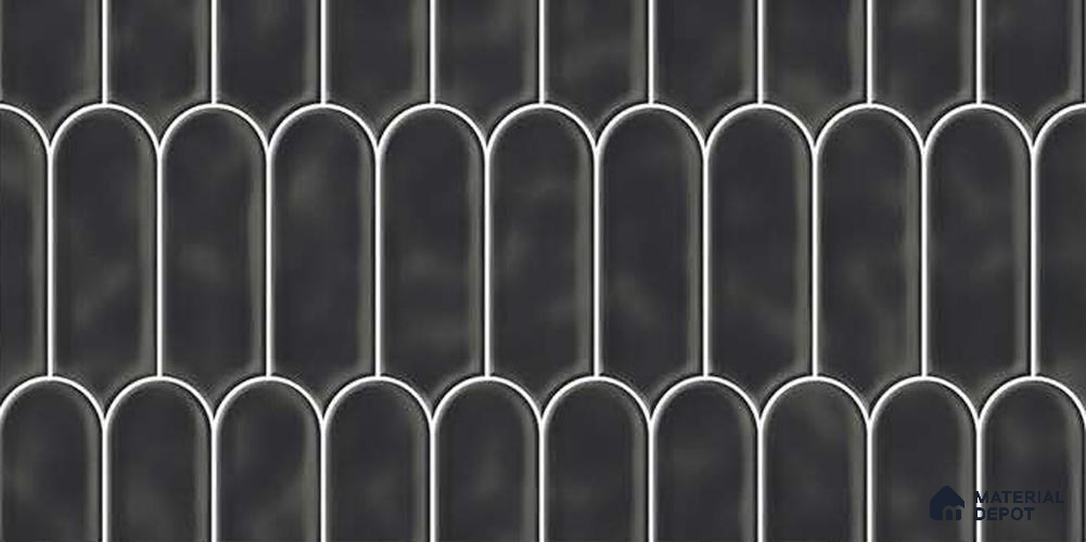 Faux Subway Wall Tile TL 07866 H Void Tread 2 ft x 1 ft Ceramic Glossy Finish - 9 mm | Suitable for Kitchen, Bathroom & Balcony Walls | Minimum 2-3 mm Spacer Mandatory for Installation | Please Expect a Slight Variation of Pattern